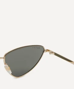 Gucci Sunglasses & Glasses^Cat-Eye Metal Sunglasses