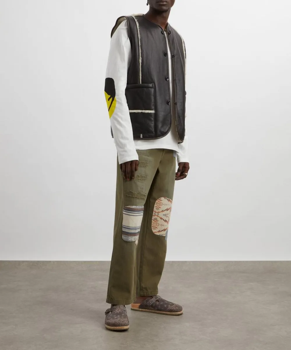 Kapital Tops^CATPITAL Long-Sleeve Patch T-Shirt