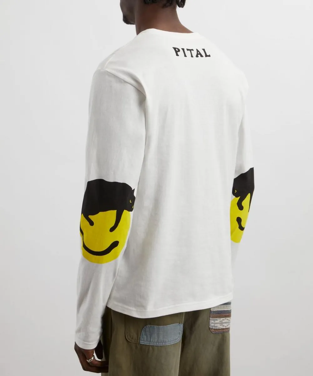 Kapital Tops^CATPITAL Long-Sleeve Patch T-Shirt