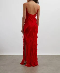 Rat & Boa Dresses^Cecelia Silk Chiffon Maxi Dress