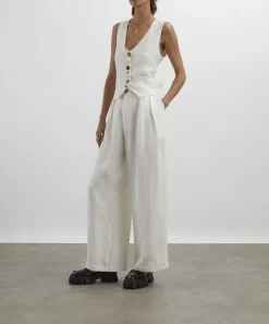 FANFARE Trousers & Shorts^Celeste Linen Trousers