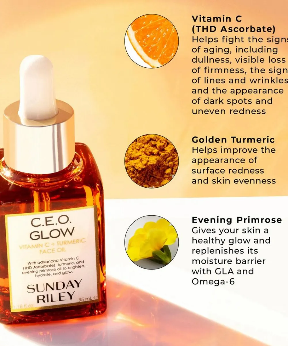 Sunday Riley Facial Serums & Oils^C.E.O Glow Vitamin C and Turmeric Face Oil 35ml