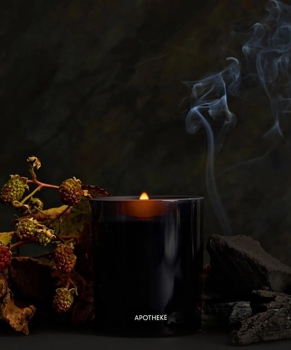 Apotheke Candles & Candle Holders^Charcoal Petite Scented Candle 142g