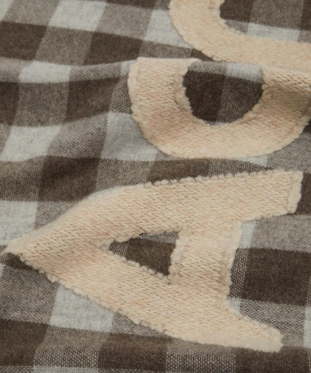 Acne Studios Scarves^Check Logo Scarf