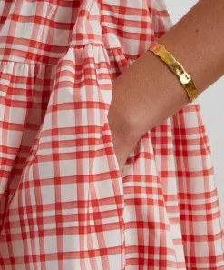 Hill House Home Dresses^Cherry Watercolour Gingham Cosima Mini Nap Dress