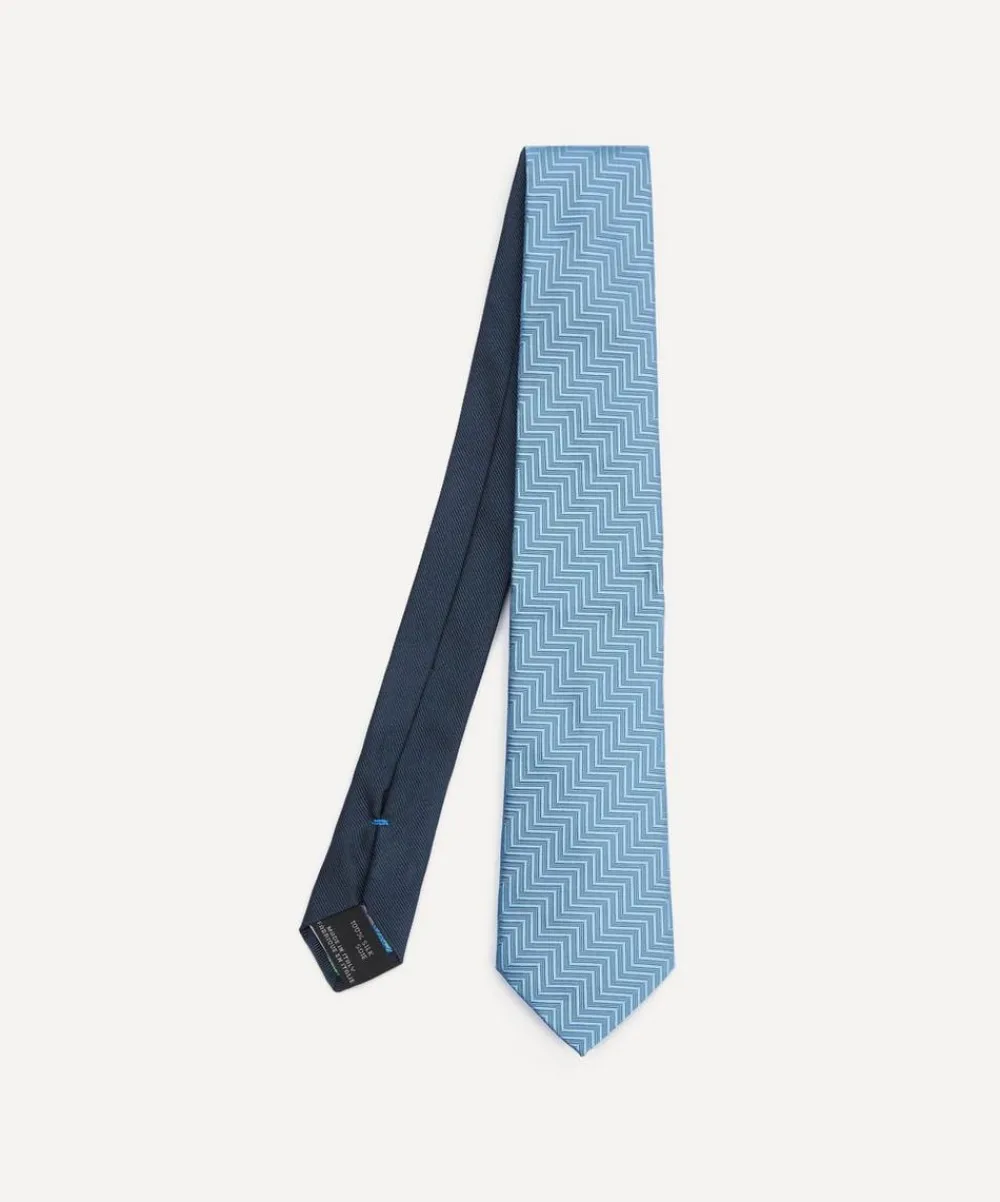 Missoni Ties^Chevron Zig-Zag Silk Tie