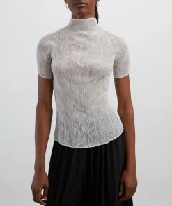Issey Miyake Tops^CHIFFON TWIST Top