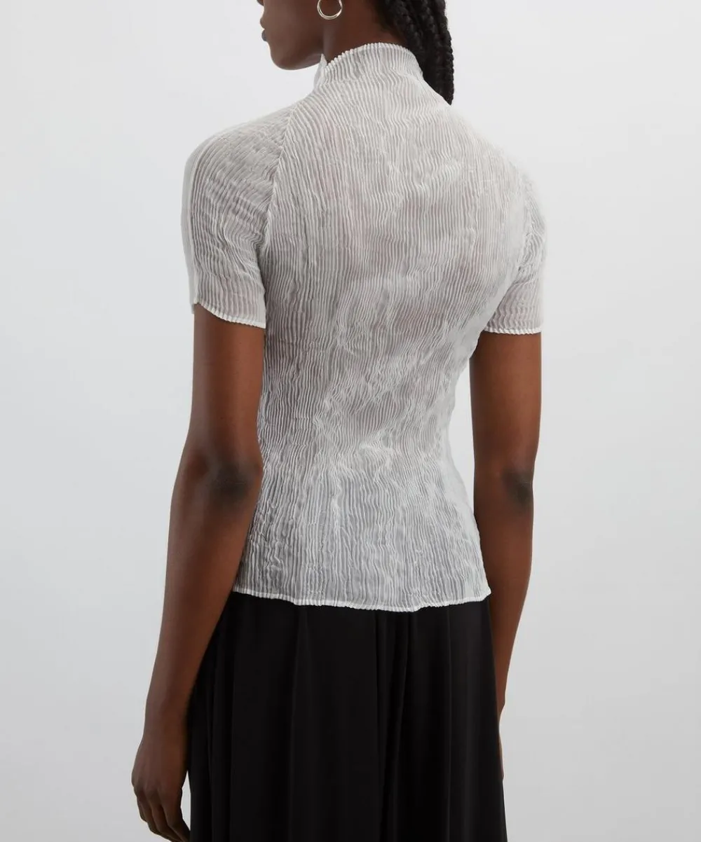 Issey Miyake Tops^CHIFFON TWIST Top