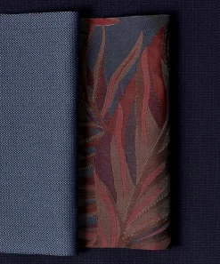 Liberty Interiors Furnishing Fabrics^Chile Palm Lovell Jacquard in Lacquer – Outdoor