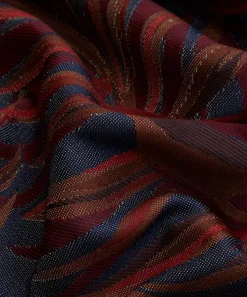 Liberty Interiors Furnishing Fabrics^Chile Palm Lovell Jacquard in Lacquer – Outdoor