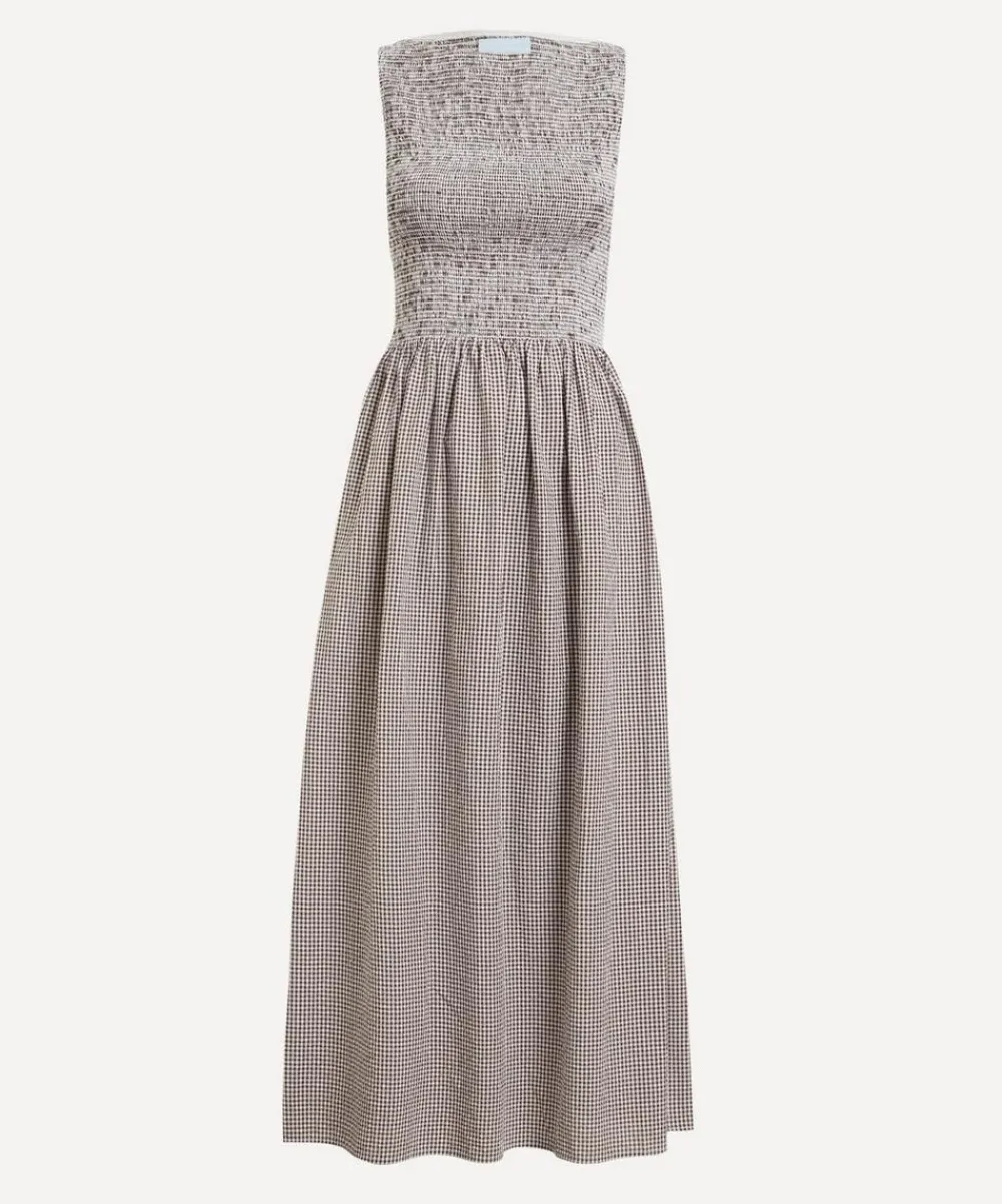 Hill House Home Dresses^Chocolate Gingham Cosima Nap Dress