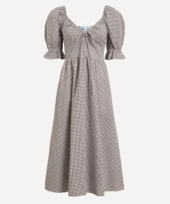 Hill House Home Dresses^Chocolate Gingham Ophelia Dress