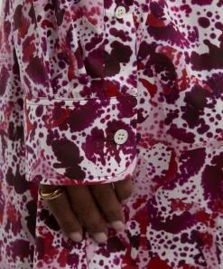 Dries Van Noten Dresses^Chopped Orchid Petal Belted Shirt Dress