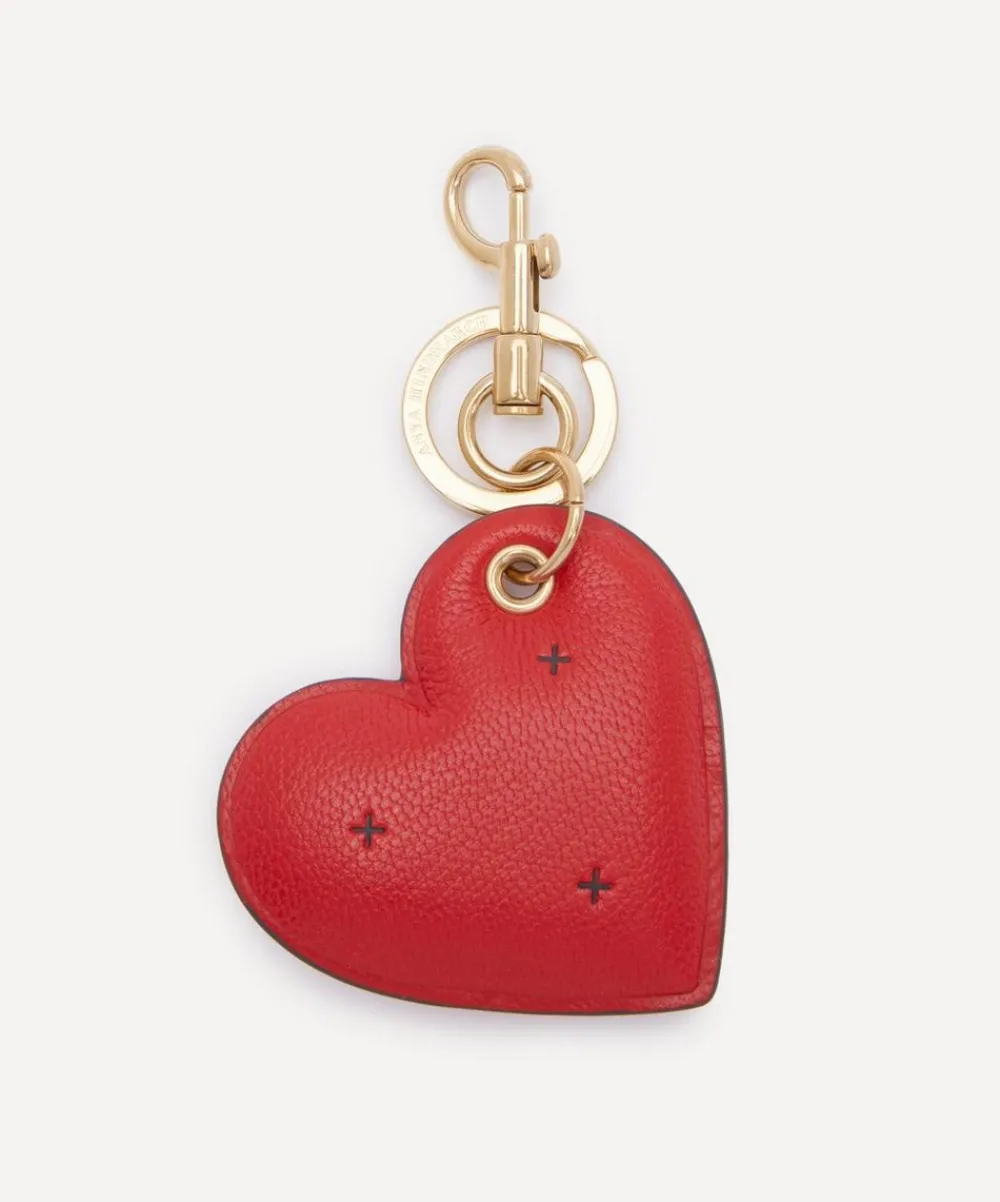Anya Hindmarch Travel Accessories^Chubby Leather Heart Charm