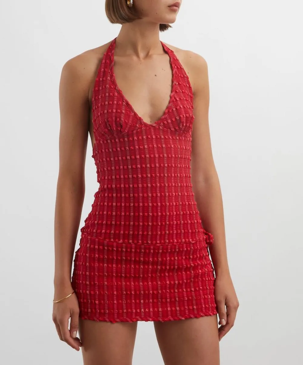 Peachy Den Dresses^Cindy Halter Skort Dress