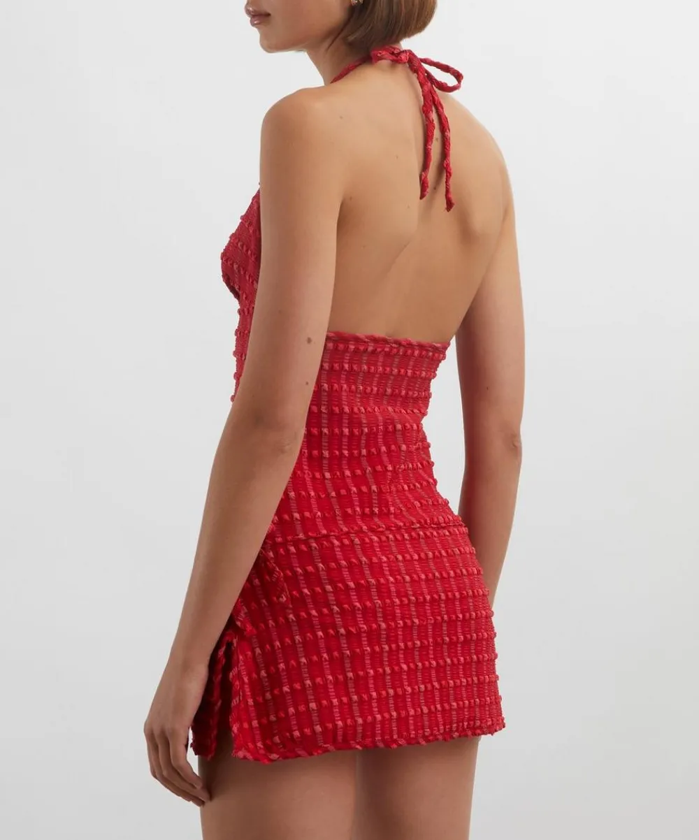 Peachy Den Dresses^Cindy Halter Skort Dress