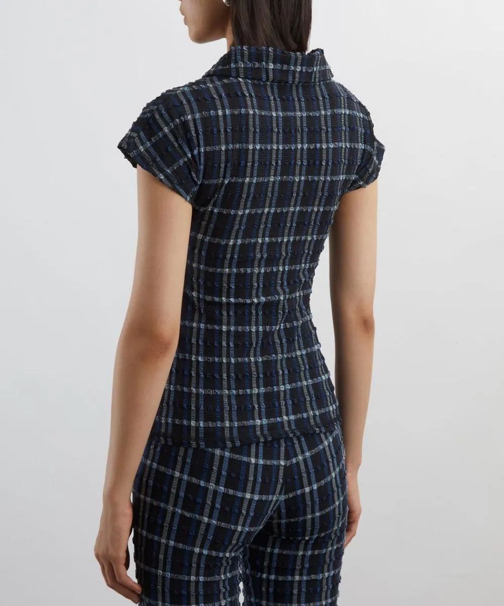 Peachy Den Tops^Cindy Selvedge Polo Top