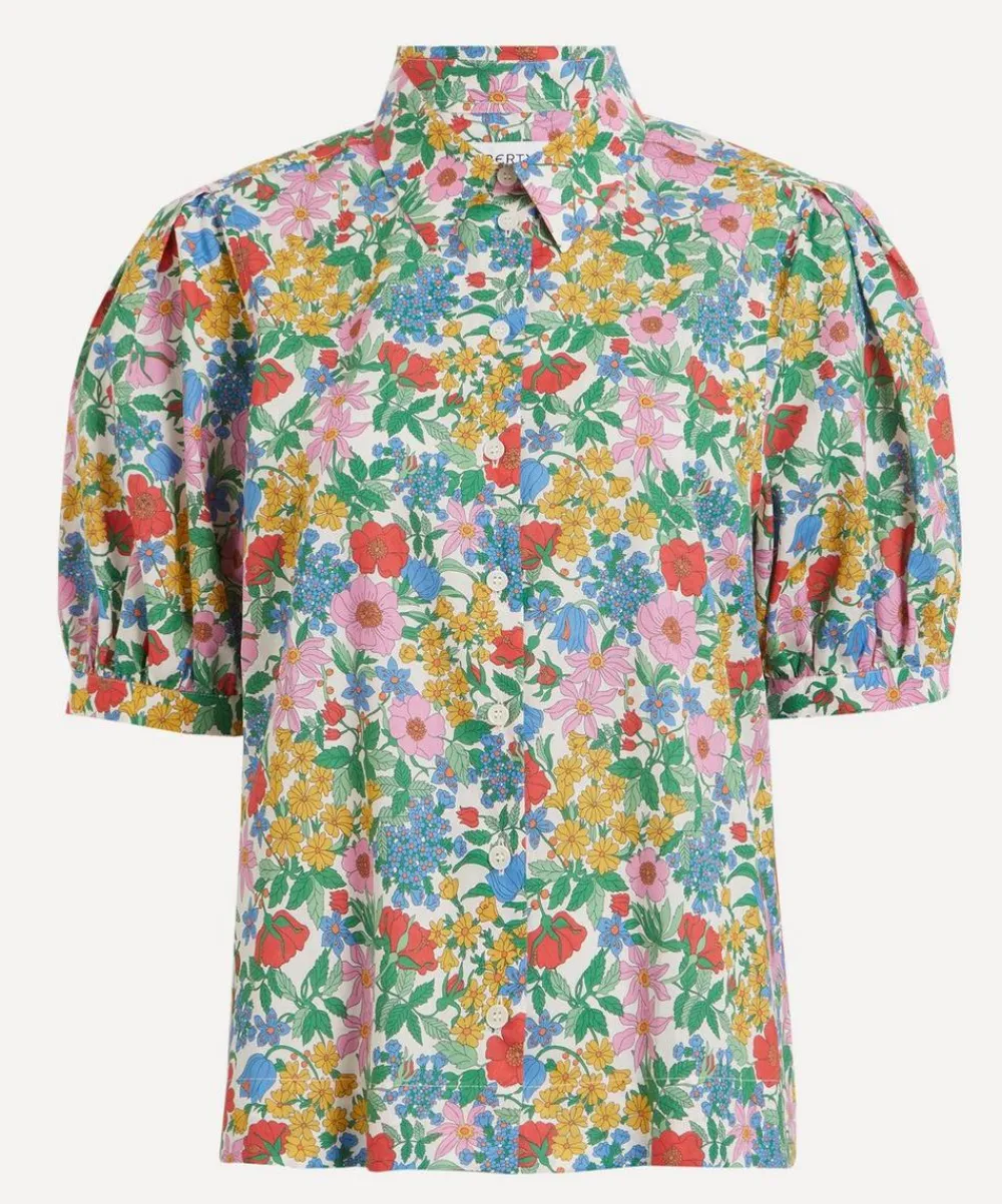 Liberty Tops^Clarabell Puff-Sleeve Shirt
