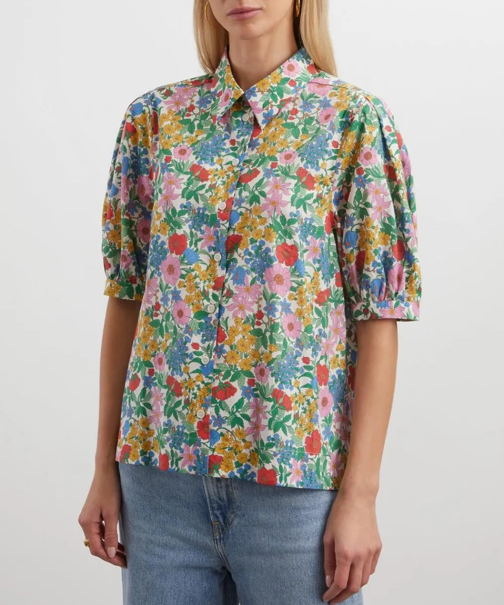 Liberty Tops^Clarabell Puff-Sleeve Shirt