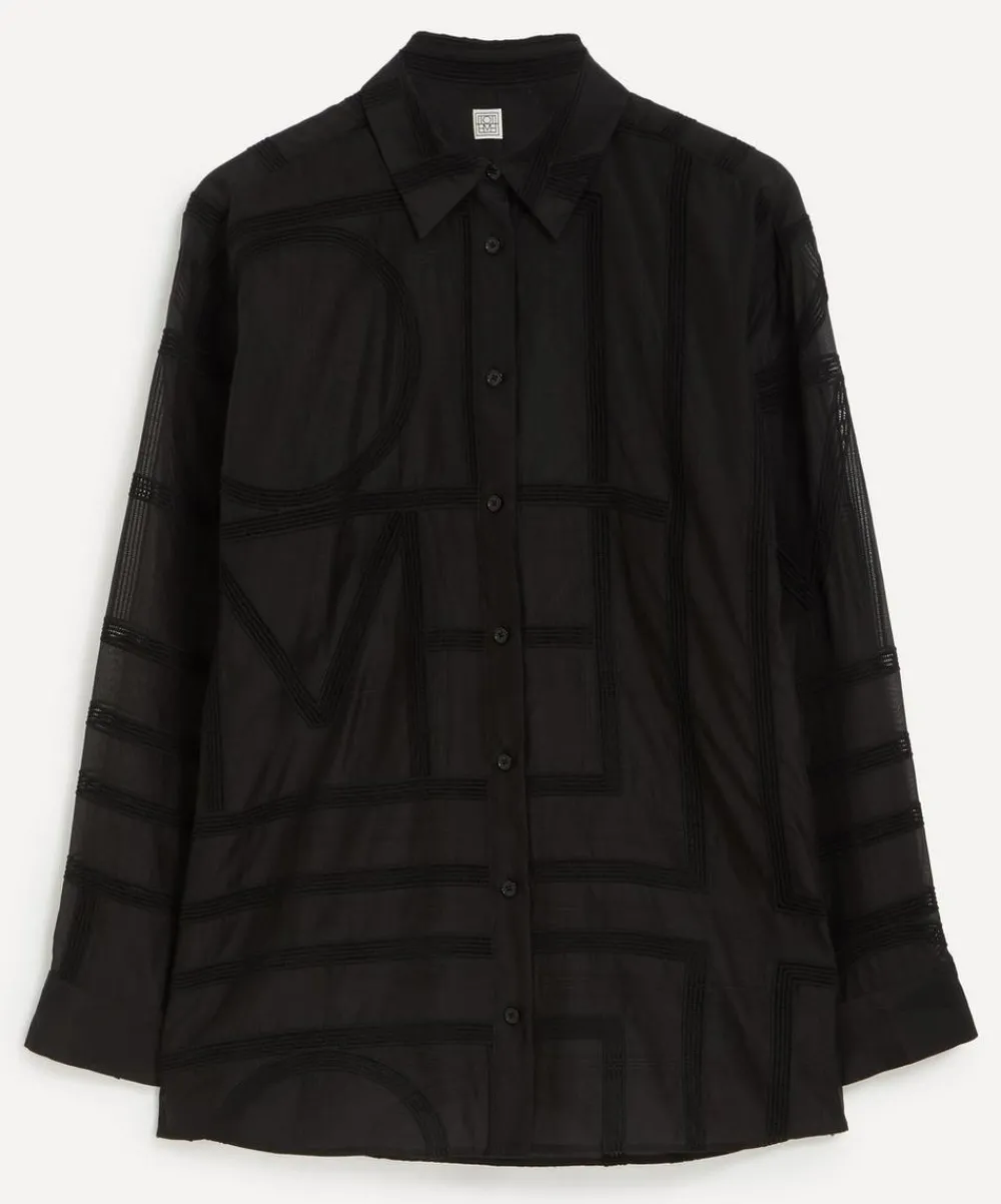 Toteme Tops^Classic Crochet Shirt