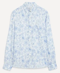 Liberty Shirts^Classic Fit Hemp Shirt in Mono Muse Large