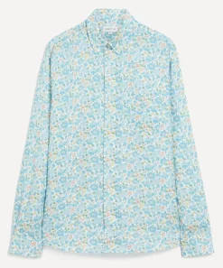 Liberty Shirts^Classic Fit Hemp Shirt in Stoneley Rose