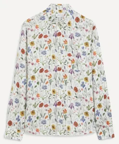 Liberty Shirts^Classic Fit Hemp Shirt in Meadow Muse