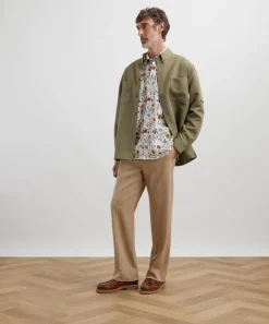Liberty Shirts^Classic Fit Hemp Shirt in Meadow Muse