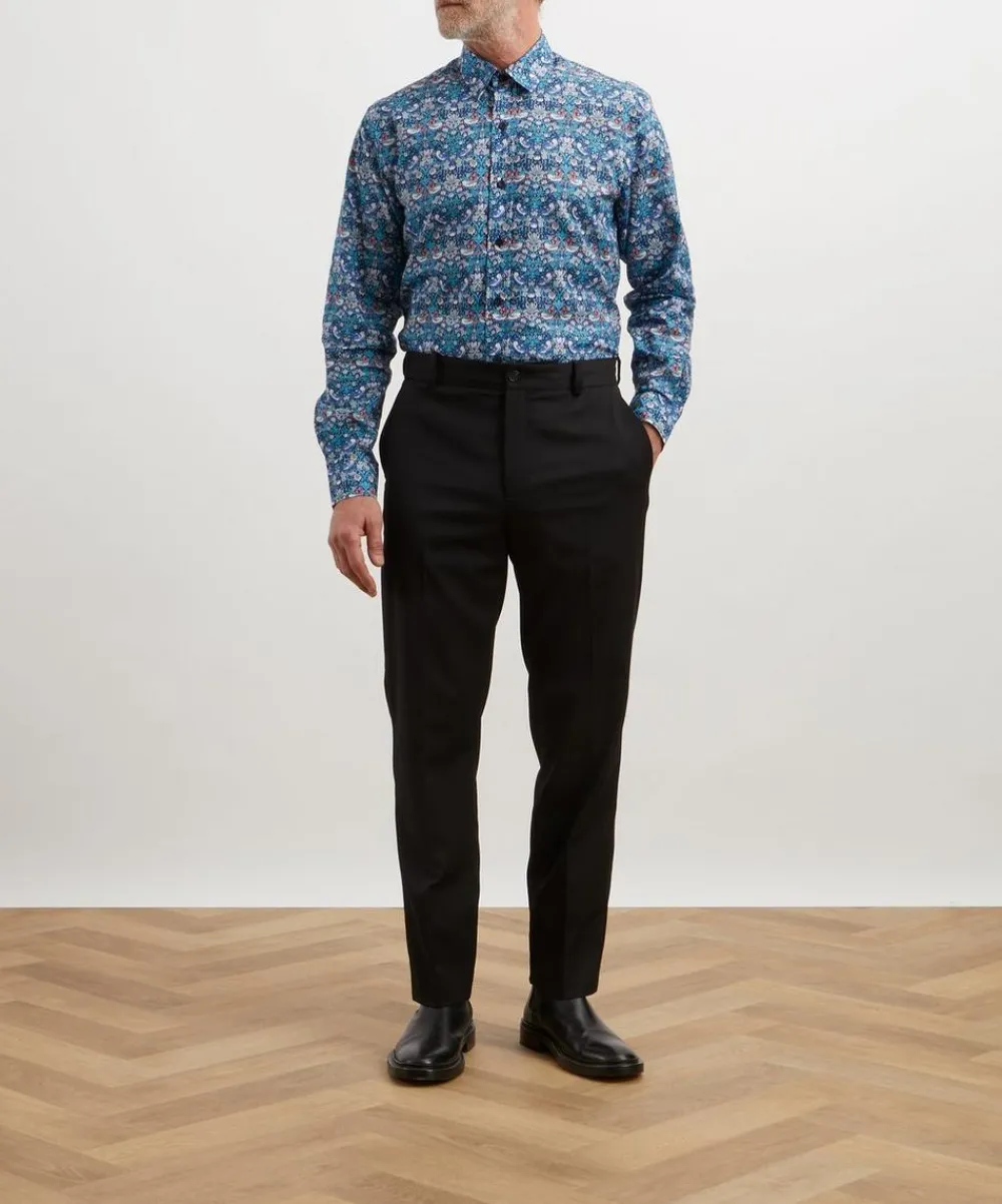 Liberty Shirts^Classic Fit Tana Lawn™ Shirt in Strawberry Thief