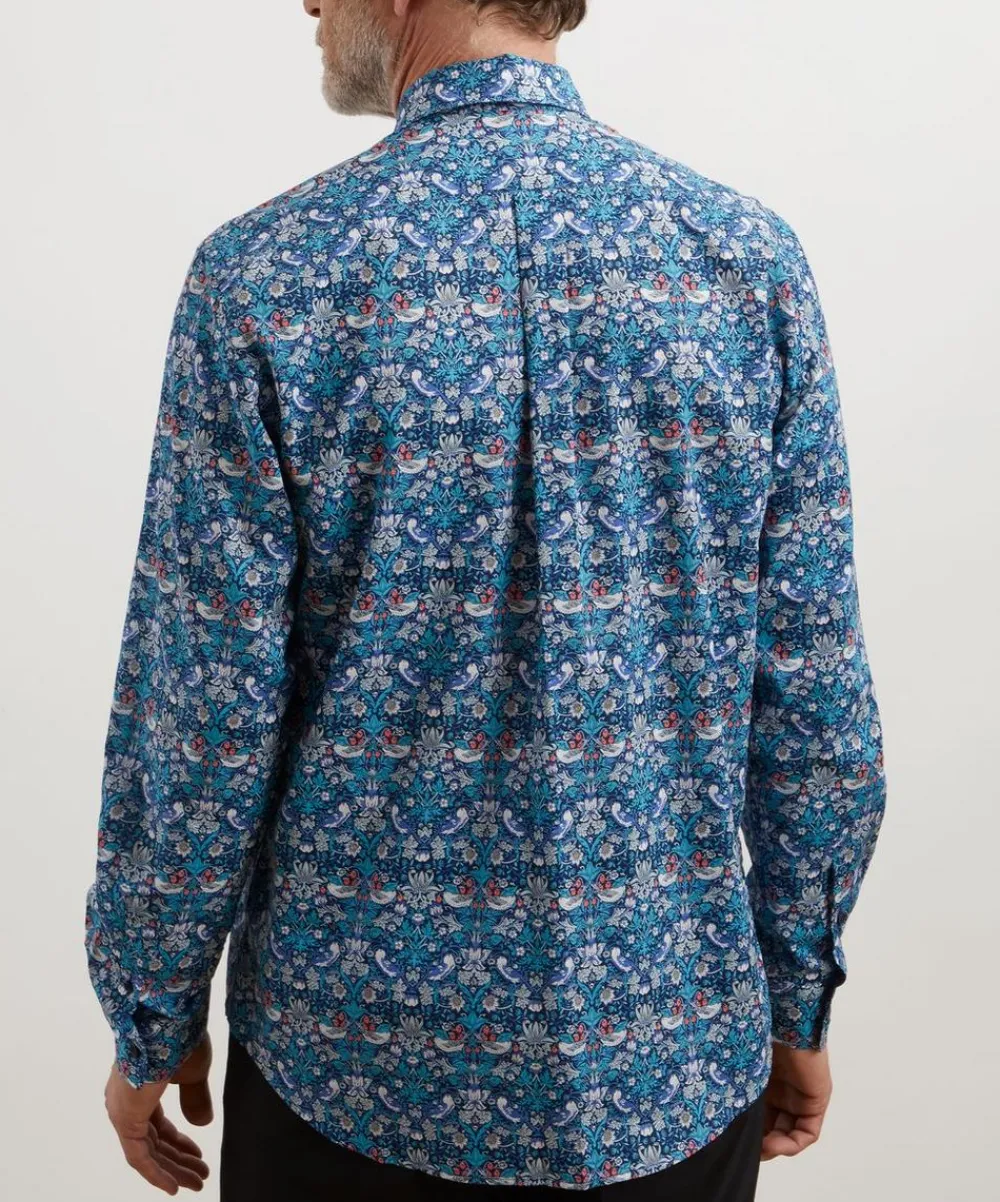 Liberty Shirts^Classic Fit Tana Lawn™ Shirt in Strawberry Thief