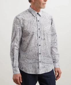 Liberty Shirts^Classic Fit Tana Lawn™ Shirt in Indigo Morris