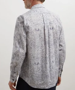 Liberty Shirts^Classic Fit Tana Lawn™ Shirt in Indigo Morris