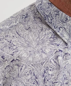 Liberty Shirts^Classic Fit Tana Lawn™ Shirt in Indigo Morris