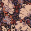 Liberty Fabrics Crepe De Chine^Clementina Poppy Crepe de Chine