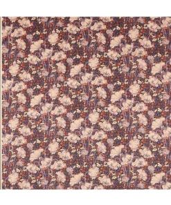 Liberty Fabrics Silk Satin^Clementina Poppy Silk Satin