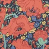Liberty Fabrics Monument Twill^Clementina Poppy Silk Twill