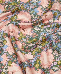 Liberty Fabrics Monument Twill^Clementina Poppy Silk Twill