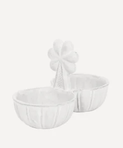 Astier de Villatte Tableware^Clover Salt & Pepper Cellar