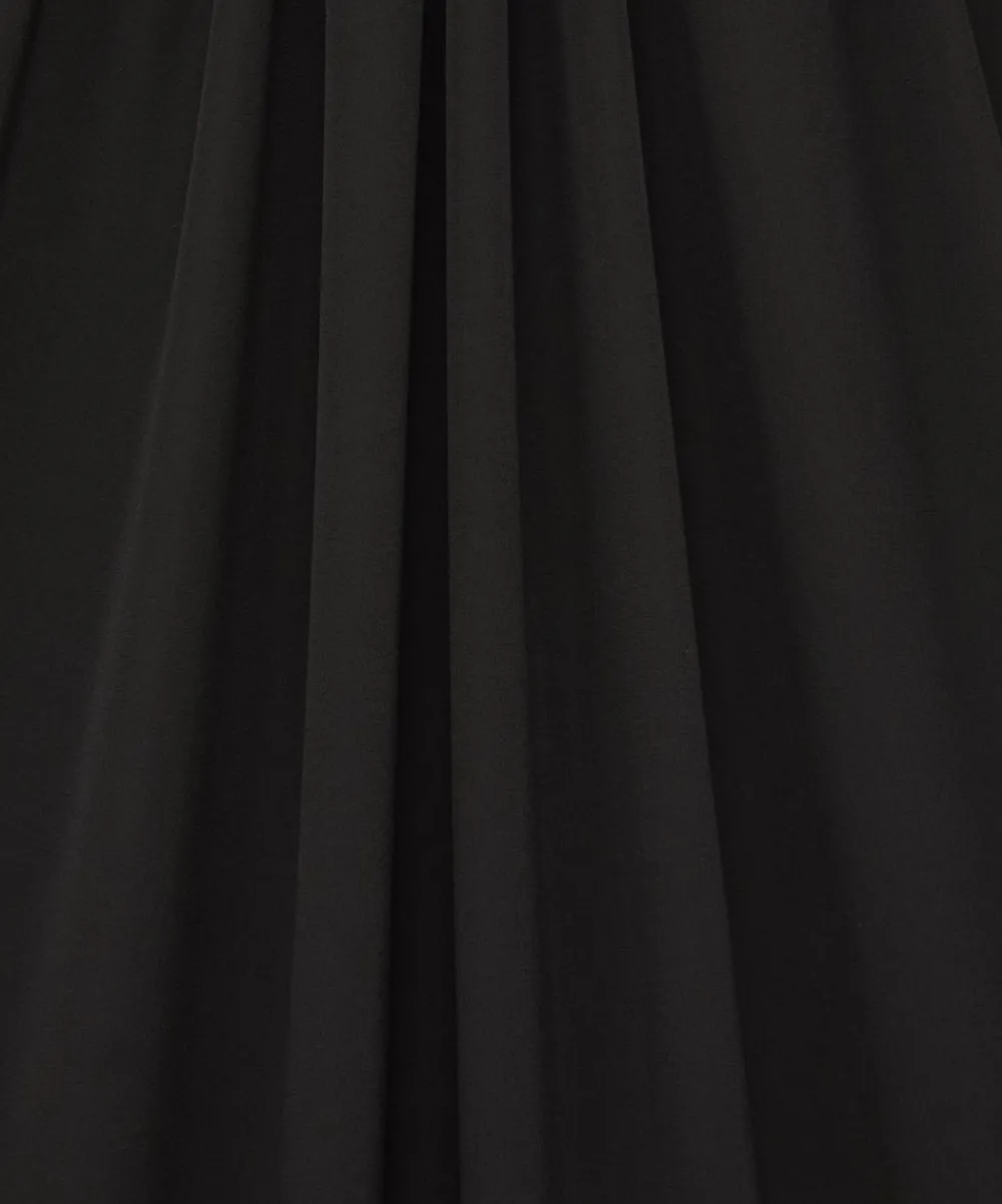Liberty Fabrics Crepe De Chine|Classic Tana Lawn^Coal Plain Silk Crepe de Chine