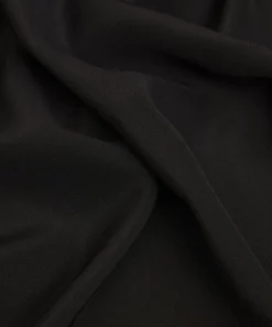 Liberty Fabrics Crepe De Chine|Classic Tana Lawn^Coal Plain Silk Crepe de Chine