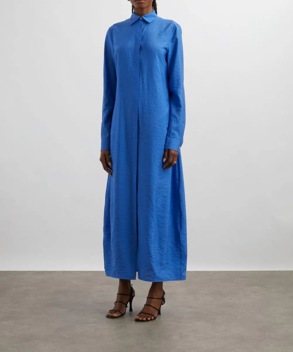 Toteme Dresses^Cobalt Parachute Shirtdress