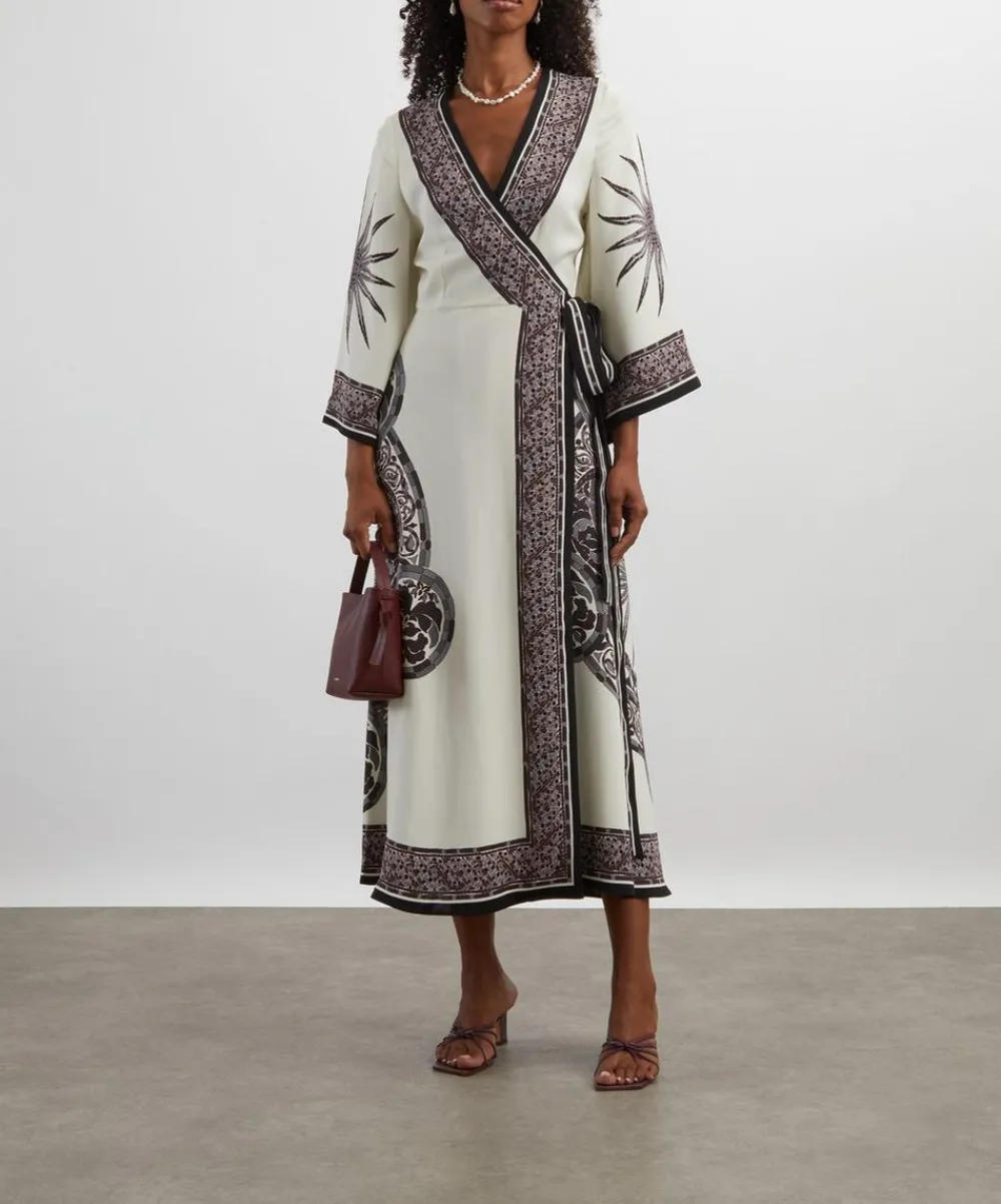 La DoubleJ Dresses^Cobra Grey Wrap Dress