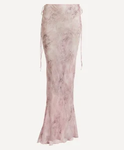 Rat & Boa Skirts^Cobra Pink Maxi Skirt