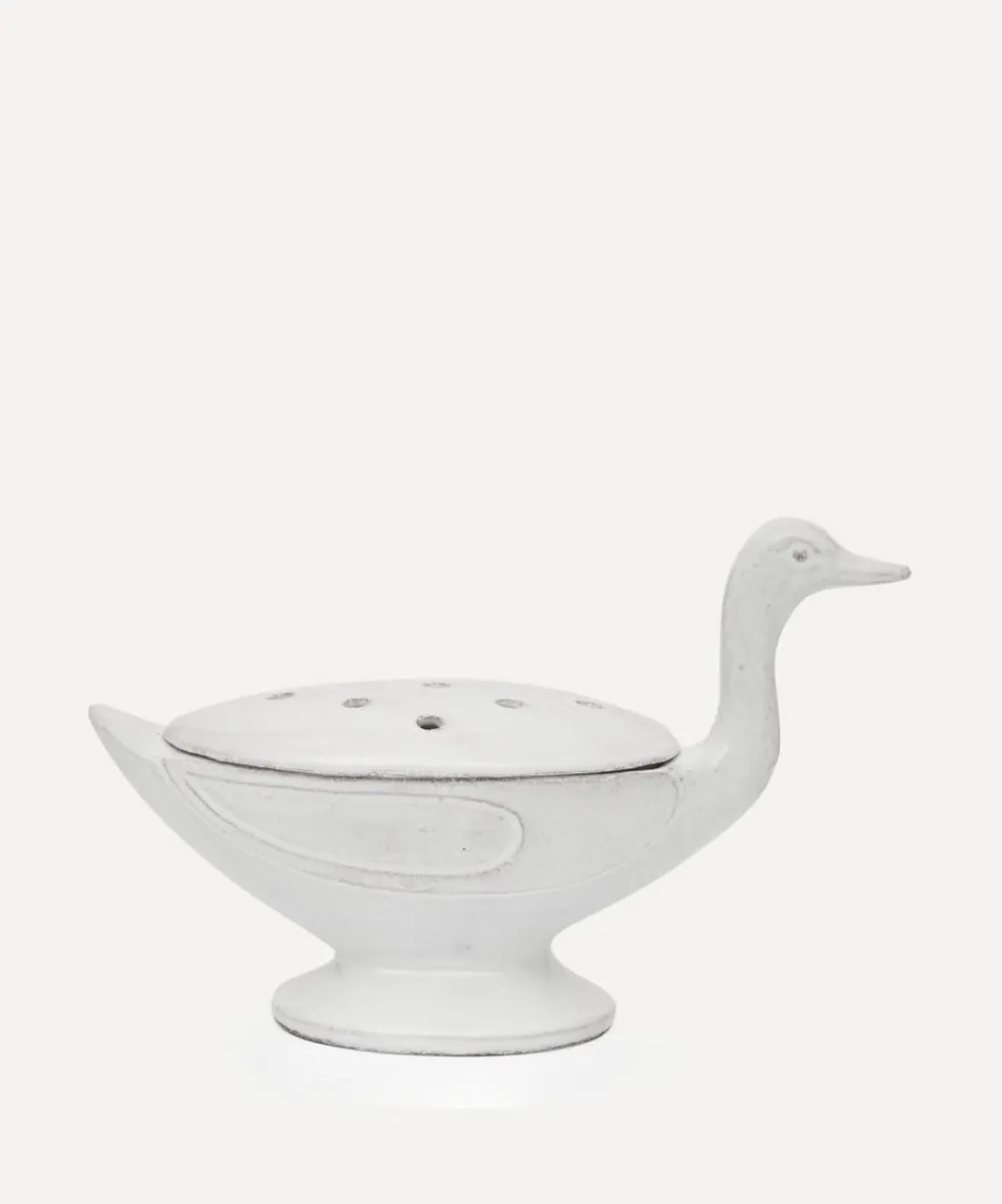 Astier de Villatte Candles & Candle Holders^Coin-Coin Glazed Terracotta Incense Burner