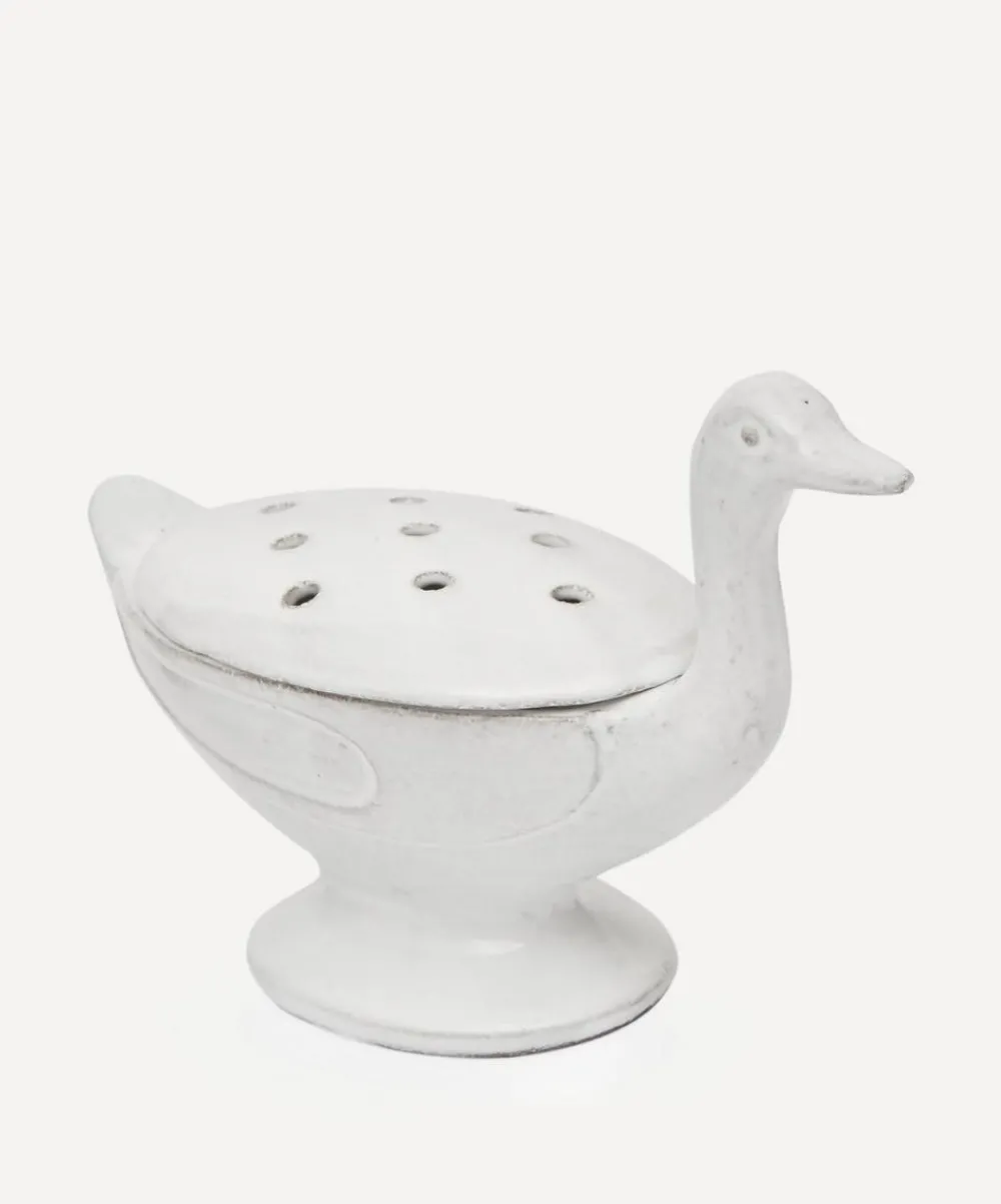 Astier de Villatte Candles & Candle Holders^Coin-Coin Glazed Terracotta Incense Burner