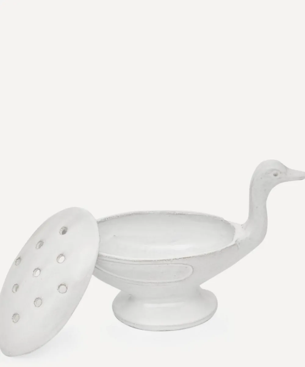 Astier de Villatte Candles & Candle Holders^Coin-Coin Glazed Terracotta Incense Burner