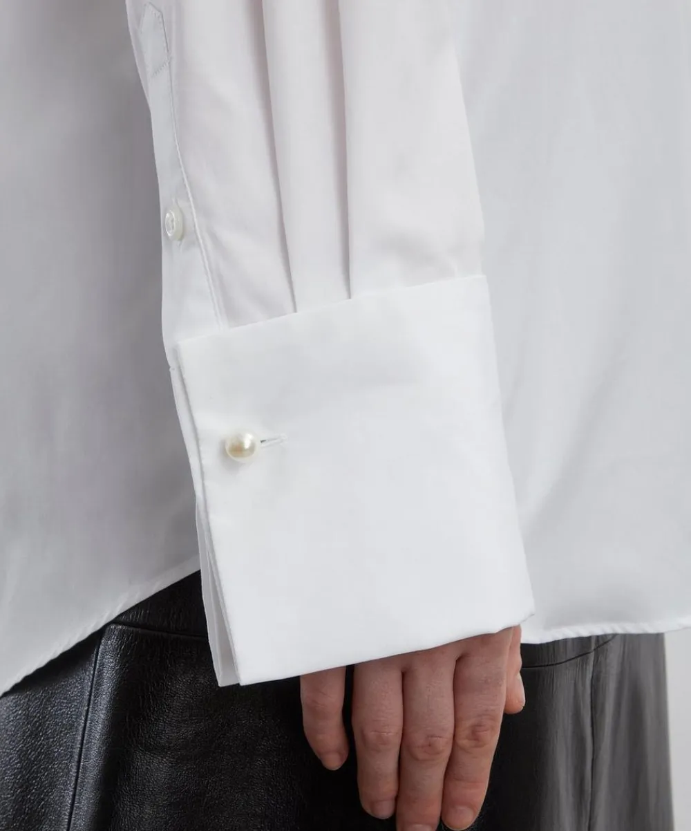 Simone Rocha Tops^Collarless Elongated Shirt
