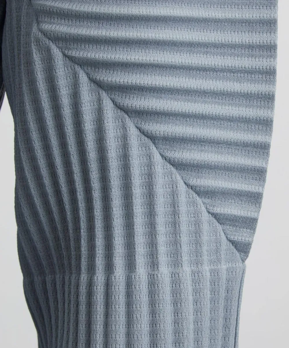 HOMME PLISSÉ ISSEY MIYAKE Tops^COLOURS PLEATS Grey Blue Pleated Top