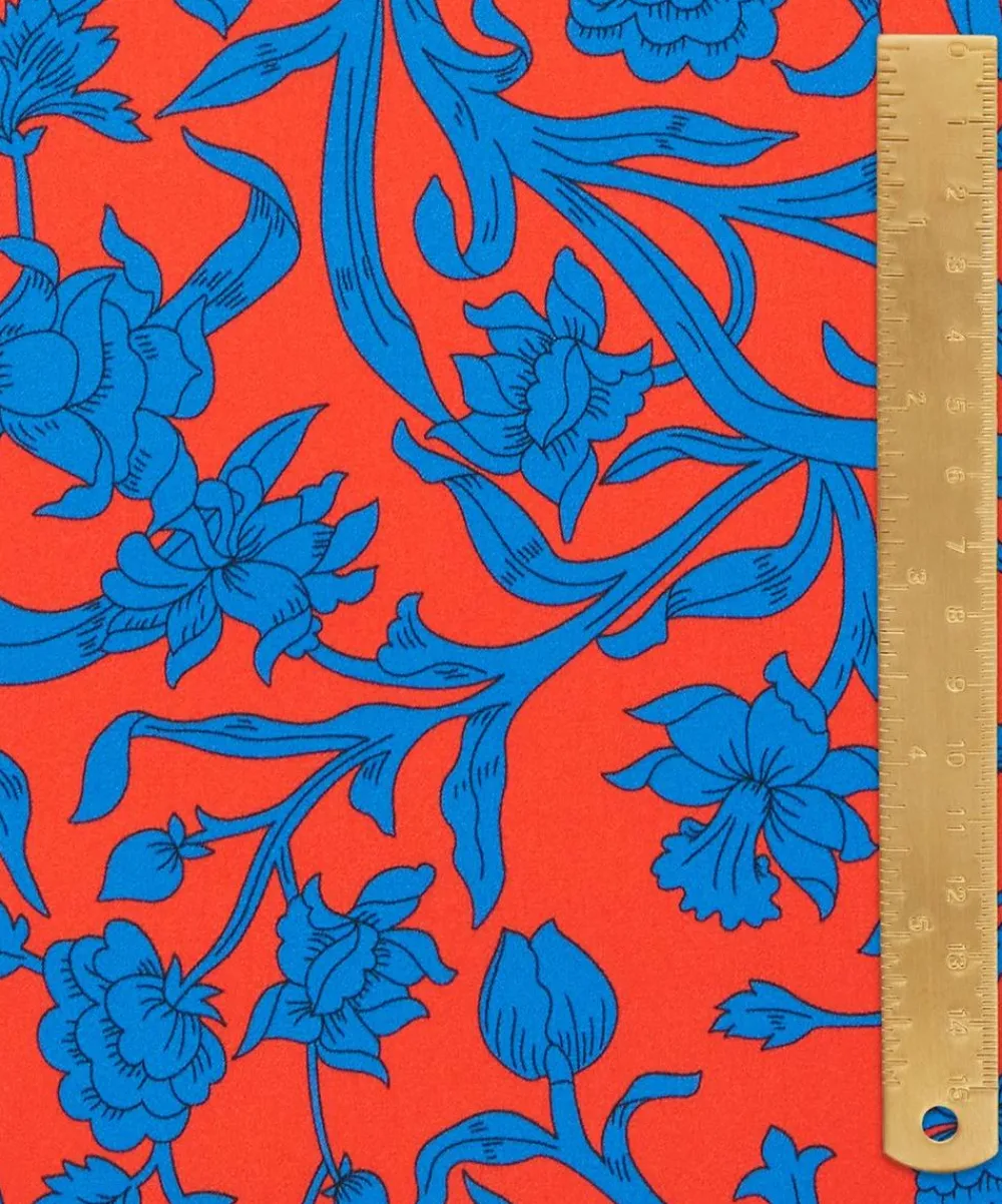 Liberty Fabrics Classic Silks|Silk Satin^Columbia Road Silk Satin