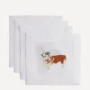 Lettermade Tableware|Kitchen^Corgi Cocktail Napkins Set of Four
